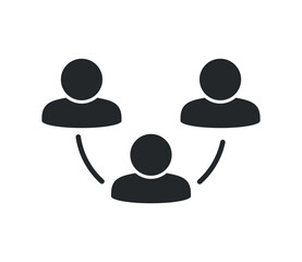 icon of men organization chart