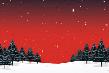 Christmas, illustration, minimalist