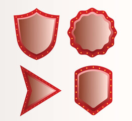 light bulb Frame vector