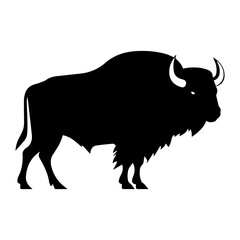 american bison silhouette © praja