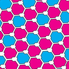 seamless pattern with abstarct form blue and pink file eps.10 jpg and png