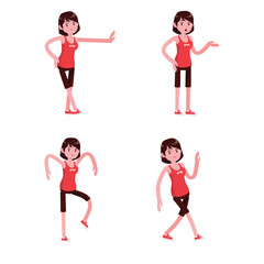 Fitness Trainer Explainer Character
