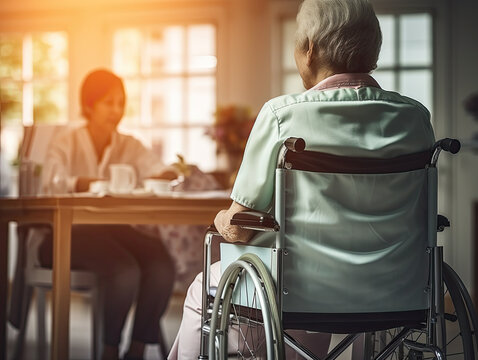 elderly care, nurse and hand,  elders old age patience