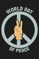 World Day Of Peace  T-Shirt Design