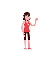 Fitness Trainer Explainer Character