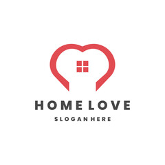 home logo template vector illustration design