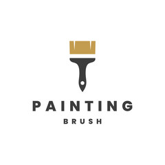 painting logo template vector illustration design