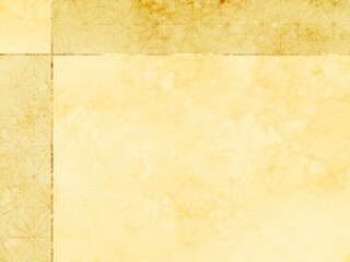 麻の葉文様が綺麗な上品な和風背景イラスト素材