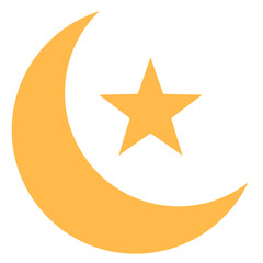 crescent and star icon