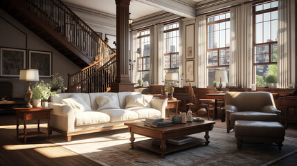 Naklejka premium luxury hotel room