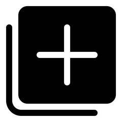 Obraz premium Plus icon for new and addition