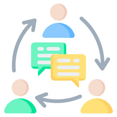Communication Flat Icon