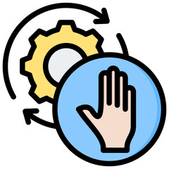 Resistance To Change Outline Color Icon