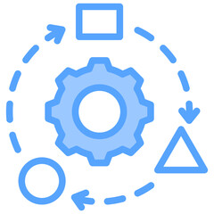 Adaptation Blue Icon