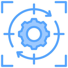 Focus Blue Icon