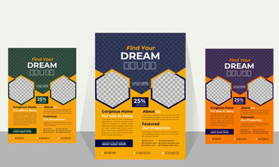 digital corporate business real-estate flyer design 