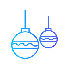 bauble gradient icon