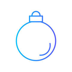 bauble gradient icon