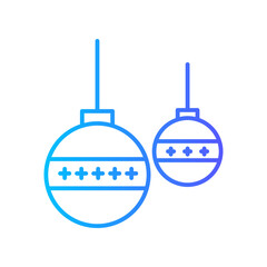 bauble gradient icon