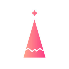 christmas tree gradient icon