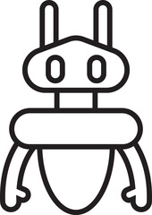 Humanoid Robot Icon