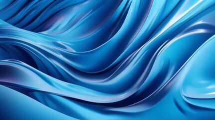 Gradient Blue liquid background. wavy blue wallpaper. Wavy blue gradient background. Abstract blue color background. 