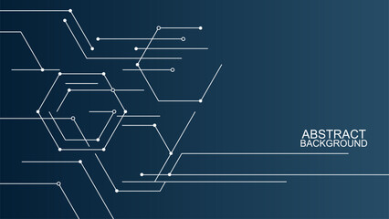 Abstract lines connect background. Data business tech element connect. networking geometric technology. innovate information. Line and space creative. vector illustration polygonal.
