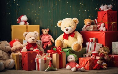 A Christmas charity drive with gifts for children