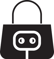 Handbag Icon Illustration
