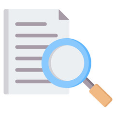 Basic Research Flat Icon