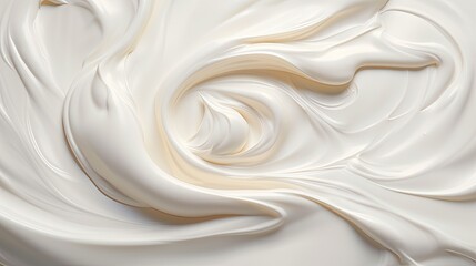 Creamy Canvas Artistry in a Blank Space. Generative AI