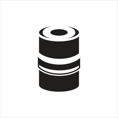 tin can vector icon line template