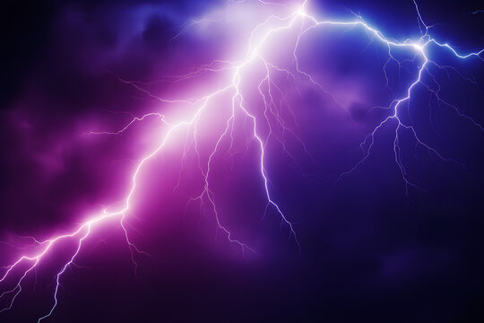 beautiful abstract purple lightning bolt background