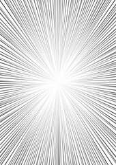 comic action speed effect line abstract black and white background