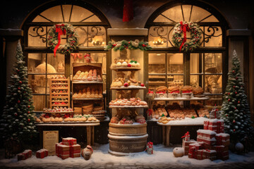 Bakery Christmas display