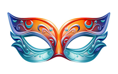 Carnival mask isolated on transparent background