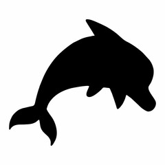 Fototapeta premium dolphin isolated on white