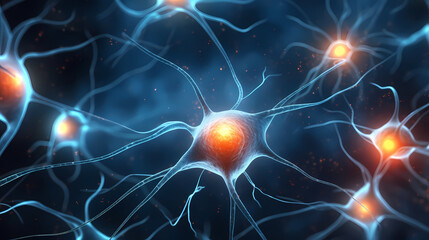 Active nerve cells,PPT background