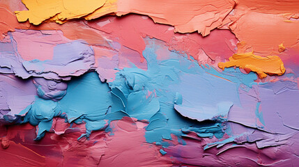 Fototapeta premium red and blue paint HD 8K wallpaper Stock Photographic Image 