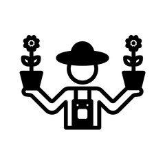 solid black icon for Grower