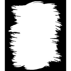 Abstract Grunge Brush Frame