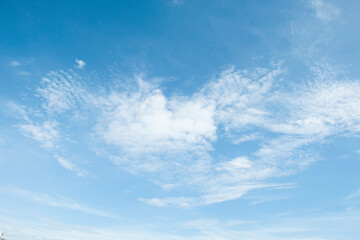 white cloud with blue sky background - 686003708