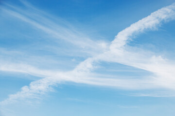 white cloud with blue sky background - 686004162