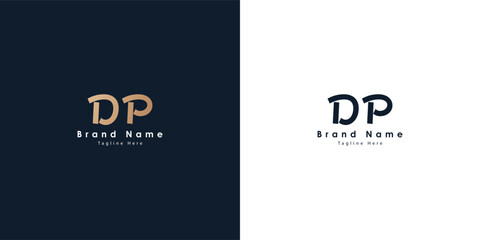 DP logo in Chinese letters design - obrazy, fototapety, plakaty