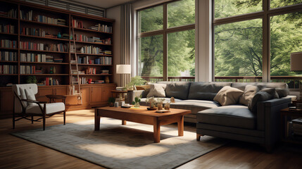Obraz premium modern living room