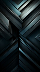 Obraz premium Modern abstract black background. Dark carbon geometric background