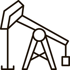 oil and gas line icon symbol illustration