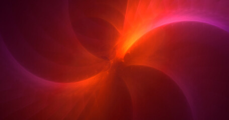 3D manual rendering abstract colorful fractal light background