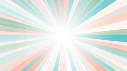 Striped Abstract vector background. Colorful rays from the middle.