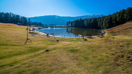 Sanasar Lake set amidst lush meadows and fringed by coniferous tree lining is the prime attraction...